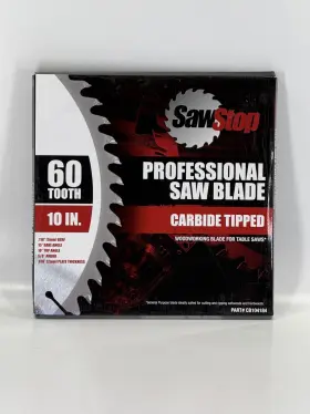 Cb104184 Sawstop Professional Saw Blade Carbide Tipped 60 Tooth 10 Inch