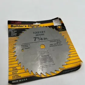 932181 Sears Vtg Nos Craftsman Usa Circular Saw Blade 7-1/4in Dead Stock New