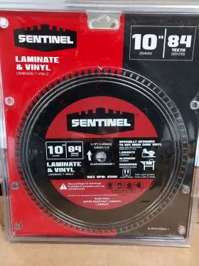 Blsenkm108420-1 Sentinel 10 Inch 84 Teeth Laminate And Vinyl Blade