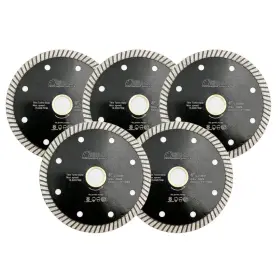 Shdiatool 718760503623 Diamond Cutting Discs Grinder Wheel Saw Blade 5pcs 4ftft Porcelain Tile