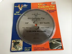 10x80c2 Shop Hawk Pro C2 Carbide Tip Wood Combination Saw Blade 10 Inch Thin Kerf 80 Teeth