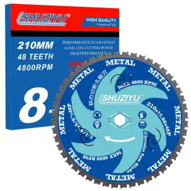 Shuziyu 797444713213 Lshuziyu 8-1/4 Inch 210mm -48t Arbor 5/8 -diamond Metal Cutting Circular Saw B