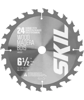 Skil 039725000453 6-1/2 Inch 24-tooth Carbide Circular Saw Blade-crb1002