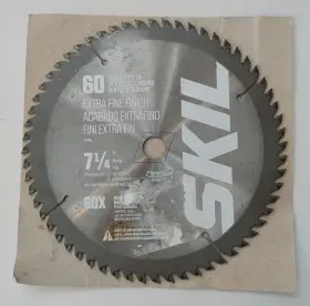 Skil 039725995759 60 Carbide Teeth Circular Saw Blade 7-1/4 Inch 1 Unused