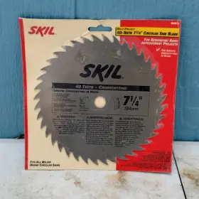 04011 Skil 1-pack #04011 Circular Saw Blade 40-teeth 7 1/4 Inch Multi-project Wood