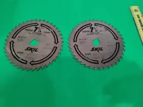 377-91 Skil 2 #377-91 Combo Blades 7-1/4 Inch Unused No Center Diamond Cheap