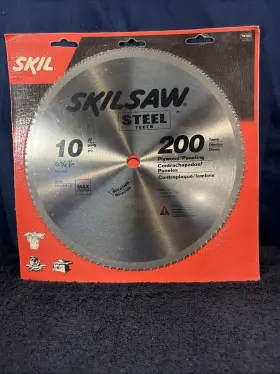 74102 Skil 10 Inch 200 Teeth Plywood/paneling Saw Blade Steel 5/8 Arbor. J3