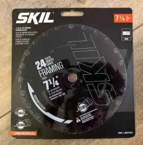 75924 Skilsaw 7-1/4-in 24-tooth Carbide Circular Saw Framing Blade Free Ship
