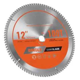 Skyshalo 711181892321 Circular Saw Blade 12 Inch Diameter Aluminum Cutting With Noise-reducing