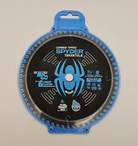 13018 Spyder 7-1/4in 60-tooth Circular Saw Blade Lasting 6x Longer