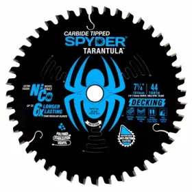 13019 Spyder Tarantula Decking Circular Saw Blade 44-tooth 7-1/4 Inch -