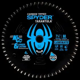 13020 Spyder Tarantula Laminated Wood Circular Saw Blade 60-tooth 7-1/4 Inch -