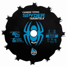 13023 Spyder Tarantula Dado Circular Saw Blade 6 Inch -