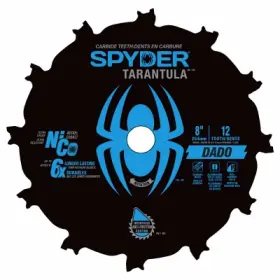 13024 Spyder 5 Pack - Tarantula Dado Circular Saw Blade 8 Inch