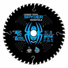 13025 Spyder Tarantula Fine Finish Circular Saw Blade 48-tooth 6-1/2 Inch -
