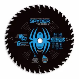 13044ca Spyder Tarantula Fine Finish Circular Saw Blade 40-tooth 8-1/4 Inch -