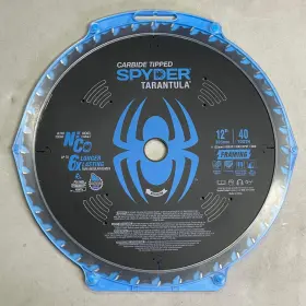 13059 Spyder Tarantula Framing Circular Saw Blade 40-tooth 12 Inch Black