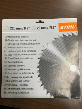4000-713-4205 Stihl 795711043391 Scratcher Blade 225mm Fs150