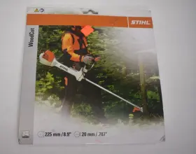 Fs360 Stihl 795711043827 Circular Saw Blade 8.9 Inch 225mm For Woody Shrubs Fs260 Fs311