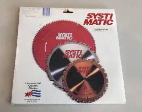 37207 Systimatic 10 Inch X 30t 5/8 Arbor Glue Joint Rip Saw Blade. Nos Made In Usa
