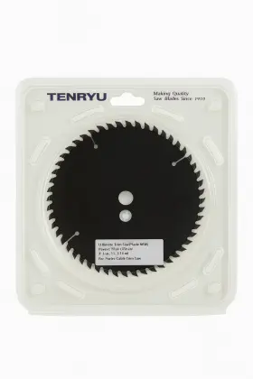 Sl-15248c Tenryu 6 48t Ultimate Trim Silencer Saw Blade Arbor Ataf
