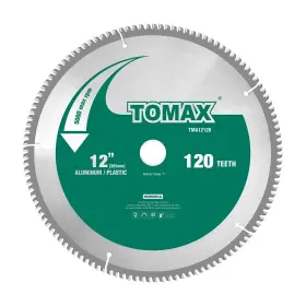 Tomax 712190581312 12-inch 120 Tooth Tcg Thin Aluminum And Non-ferrous Metal Saw Blade Wit