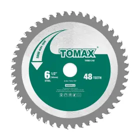 Tomax 712190581336 6-1/2-inch 48 Tooth Industrial Level Steel And Ferrous Metal Saw Blade With 5
