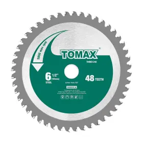 Tomax Tmm61248 6-1/2-inch 48 Tooth Industrial Level Steel And Ferrous Metal Saw Blade Wit