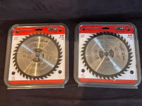Sth003 Toolman 2 Circular Fine Saw Blade 4x Cutting Life 7-1/4 Inch 40t 5/8 Carbide Wood