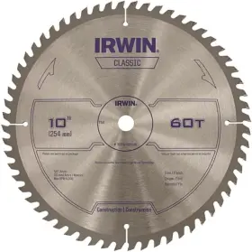 15370 Tools Classic Series Carbide Table/miter Circular Saw Blade 10-inch 60t