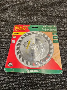 Tcp16524-20 Tork Craft Blade Contractor 165 X 24t 20/16 Circular Saw Tct