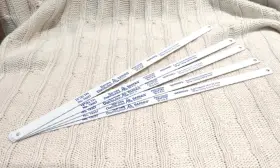 19327 Tpi Lot Of 5 Barnes Distribution 12 Inch /32 No.19327 Saw Blades