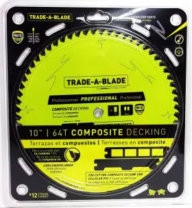 Tcsbp228 Trade-a-blade J Norske - 10 Inch X 64t Composite Decking Saw #tcsbp228