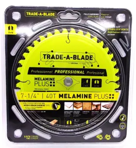 Tcsbp271 Trade-a-blade J Norske - 7-1/4 Inch X 40t Melamine Plus #tcsbp271