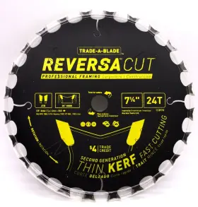 Tcsbp290 Trade-a-blade J Norske - 7 1/4 Inch X 24t Reversacut #tcsbp290