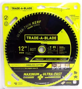 Tcsbt029 Trade-a-blade J Norske - 12 Inch X 80t Ultra Thin Kerf Carbide Saw #tcsbt029