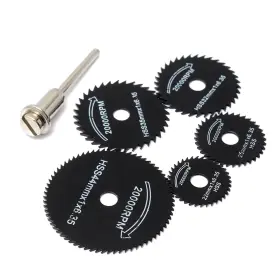 Turbo-roofinds 313041699646 6pc Woodworking Metal Cutting Blade Electric Drill Circular Saw High-speed