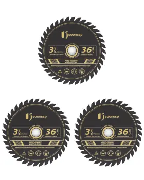 Csb301 Usoonesp 3 Inch 36t Carbide Circular Saw Blades 3/8-inch Arbor Black
