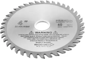 Utoolmart 889325454442 Circular Saw Blade 4 Inches Carbide Tipped 4inchx40t Silver