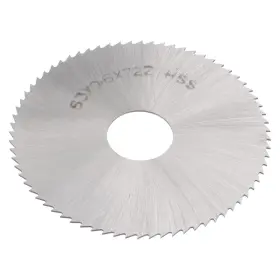 Uxcell 782685966061 63mm Dia 16mm Arbor 0.6mm Thick 72 Tooth High Speed Steel Circular Saw Blade