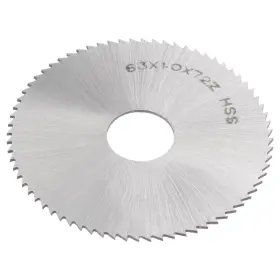 Uxcell 782685966085 63mm Dia 16mm Arbor 1mm Thick 72 Tooth High Speed Steel Circular Saw Blade