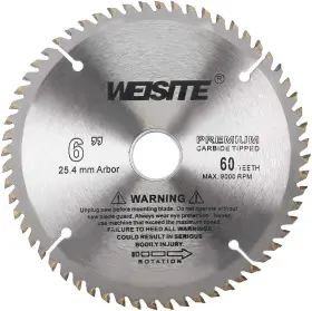 A18103100ux0466 Uxcell 6 Inch Circular Saw Blade 60t 1 Arbor With 7/8 Ring Wood Tct Carbide Tipp