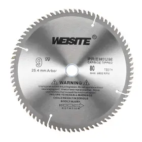 Uxcell B07m6jq1zd 9 Circular Saw Blade 80t 3/4 Arbor Wood Tungsten Carbide Tipped Tct