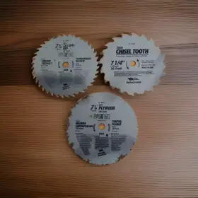 26370 Vermont American 045325263501 3 7 1/4 Inch Circular Saw Blades Made In Usa 26350 26330