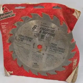 2173 Vermont American 8 Inch Carbide Saw Blade Nos.#2173