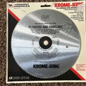 25273 Vermont American Saw Blade #25273 No K648 8 Inch Plywood And Paneling