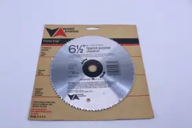 25287 Vermont American Krome King Saw Blade 6 1/2 Inch Special Purpose Crosscut #25287
