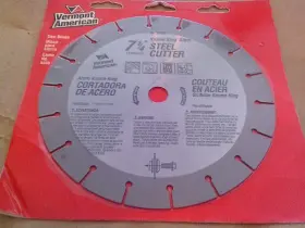 25306 Vermont American 7-1/4 Inch Steel Cutter Blade