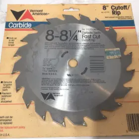 27173 Vermont American 8 Inch 20 Tooth Carbide Circular Saw Blade #27173 Framing