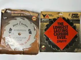 27833 Vermont American Saw Blade Dyanite 8 Inch Speed Combo And Black& Decker